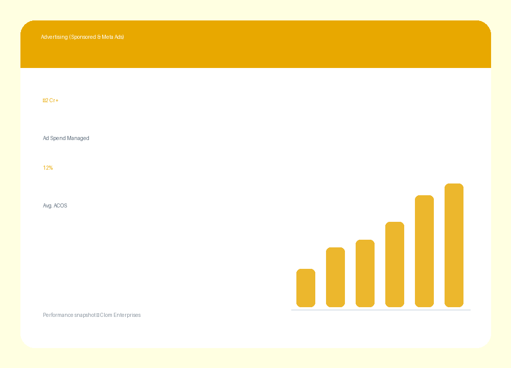 Advertising (Sponsored & Meta Ads) — Clom Enterprises service overview