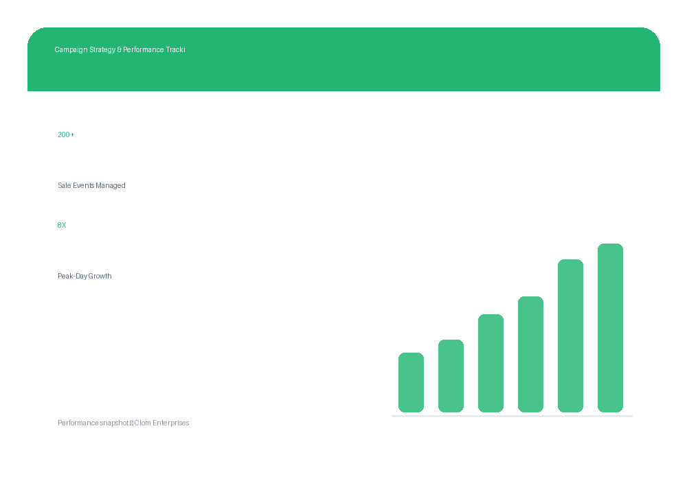 Campaign Strategy & Performance Tracking — Clom Enterprises service overview